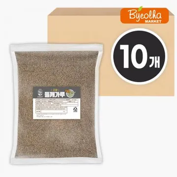 춘풍접객 탕용 고운 들깨가루 1kg (10개) 국밥 수제비 칼국수 미역국 국물요리 곡물 팩