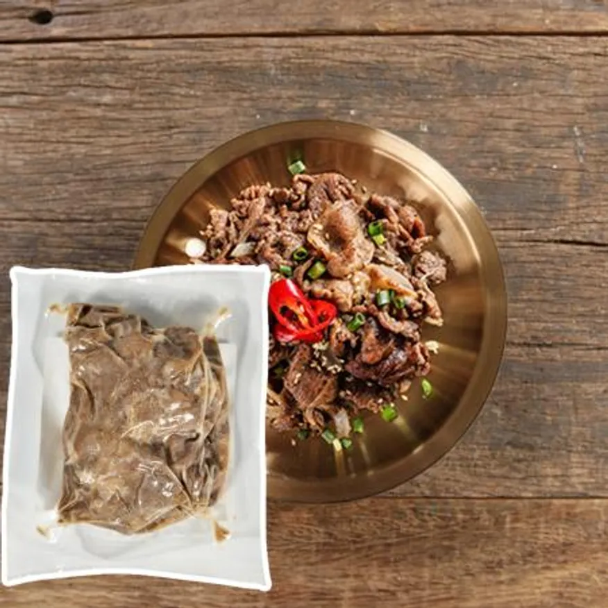 춘풍접객 간장 석쇠 불고기 200g x30개 / (1박스)_업소용 대용량 식당용 개별포장 밀키트 직화 불맛 냉동 즉석요리 간편식 이미지