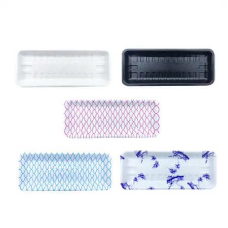 트레이 26호(백색) 1,000개 / 사각접시 떡접시 일회용기 배달 스티로폼 반찬용기 정육 / 흰머리아저씨 PSP 이미지