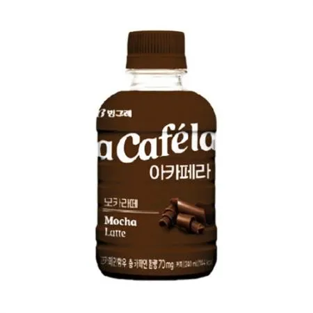 아카페라 모카라떼, 240ml, 20개