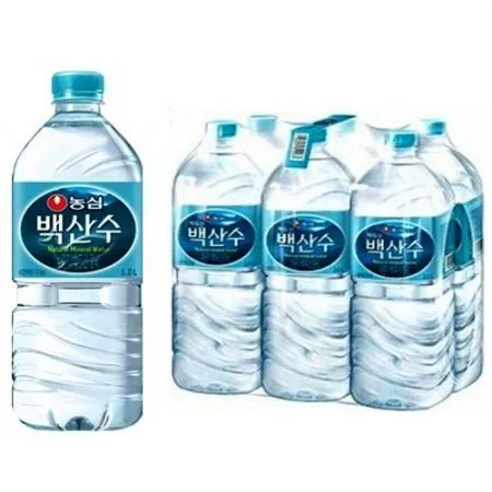 농심 백산수 1L, 6개