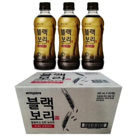 블랙보리 340ml, 20pet