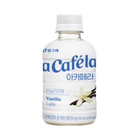 아카페라 바닐라라떼, 240ml, 20개