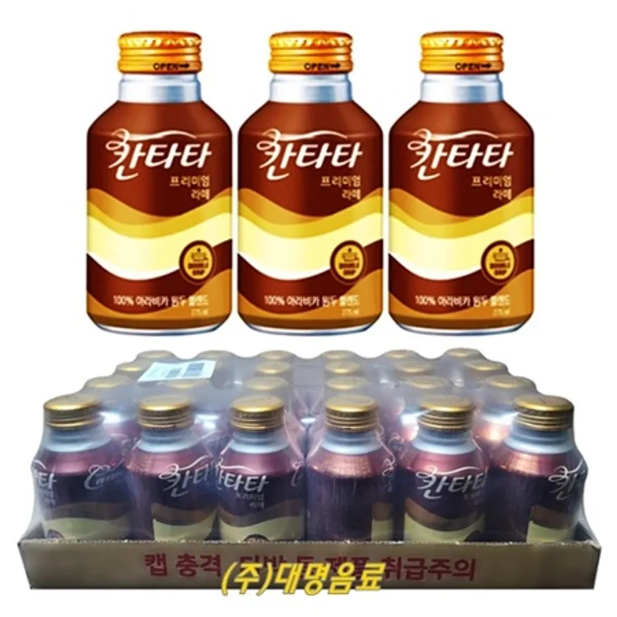 칸타타 프리미엄라떼 275ml, 24캔 이미지