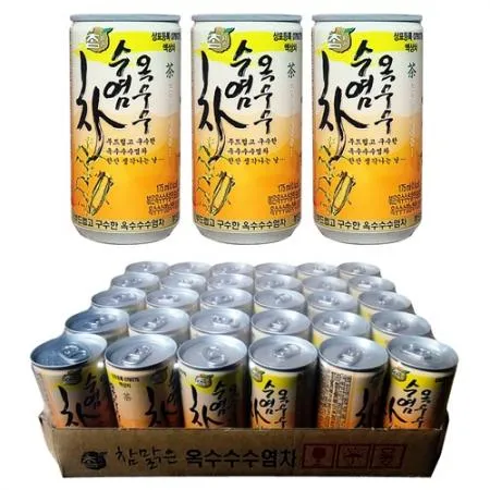 참맑은 옥수수수염차 175ml, 30캔