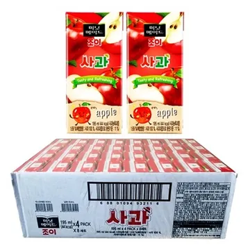 미닛메이드 조이 사과 195ml, 32팩