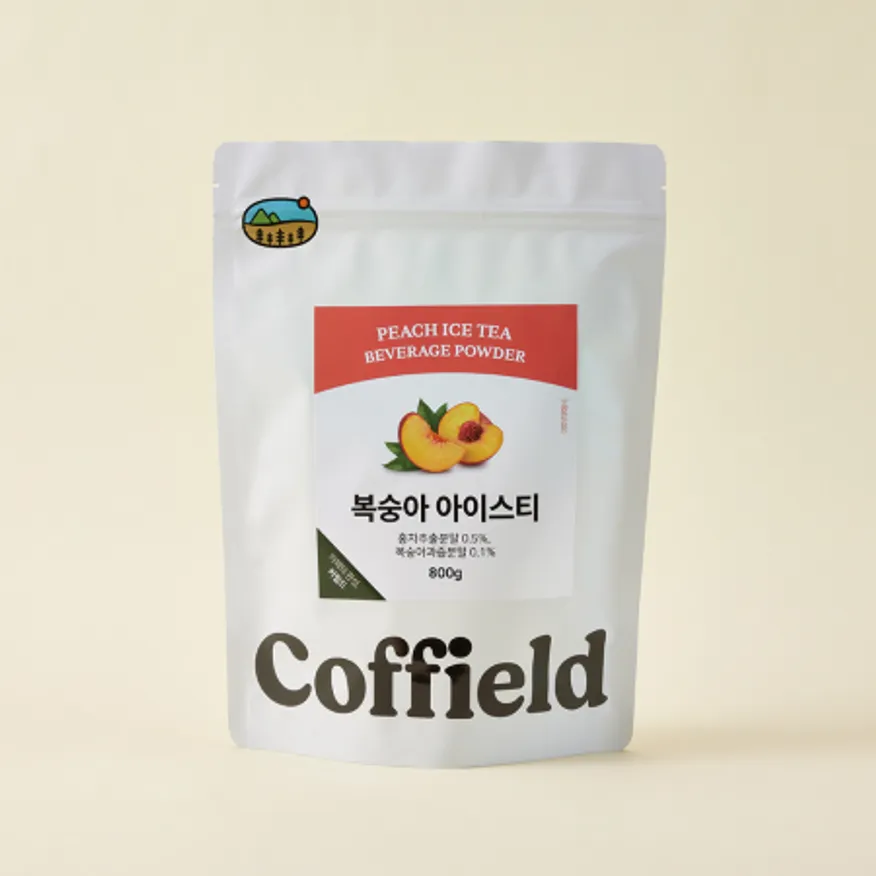 커필드 복숭아 아이스티 파우더 800g 이미지