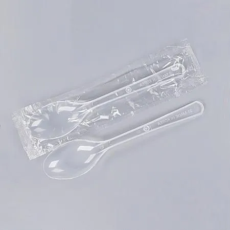 [CN] 일회용 숟가락 (뜯을 필요 없는 수저) 투명 1500개