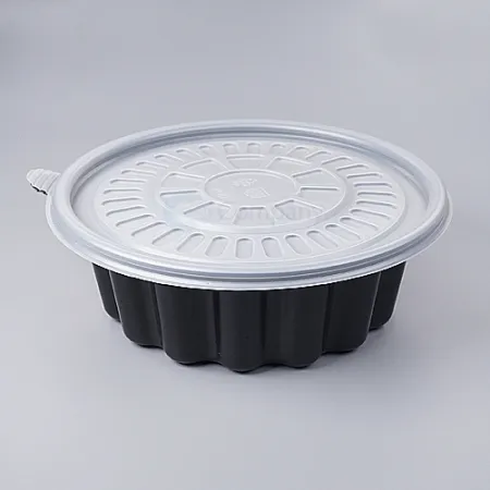 [오늘도착]JH 일회용 195파이 냉면용기 구형 소 흑색 400개세트