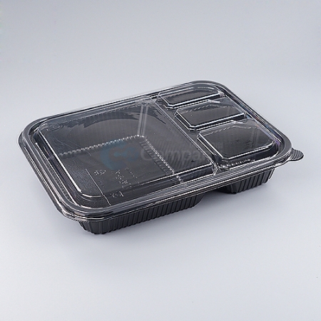 [오늘도착]JH 일회용 4칸 도시락용기 신형 400개세트