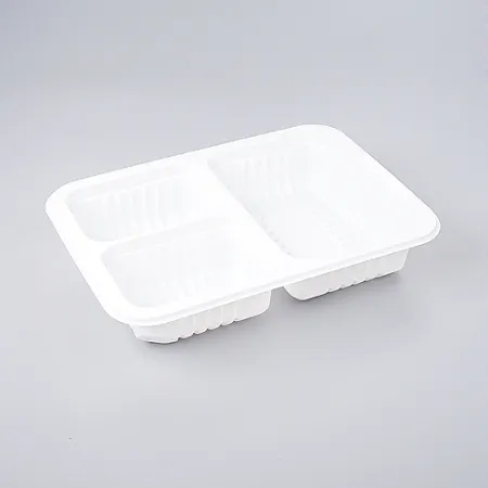 [JH] 일회용 실링용기 3호3칸 백색 1200개[1박스]