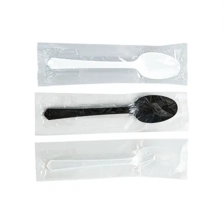 [CI]일회용 숟가락(흑색) 개별포장 1500개 [1박스]
