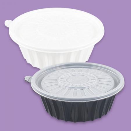 [배송지연] CS 일회용 195파이 냉면용기(백색) 소 200개세트 [합포장]