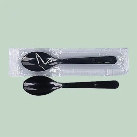 [JE} 일회용 수저 (숟가락) 1P 개별포장 흑색 1500개