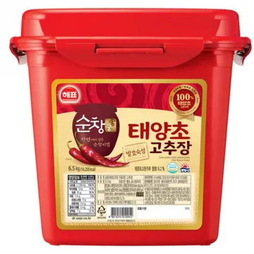 ★입점 특가★ 해표 태양초 고추장 6.5kg EA (원산지 / 상품 상세설명 참조)