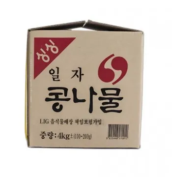 ★입점특가★ 일자 콩나물 4kg BOX (수입콩 / 국내제조)