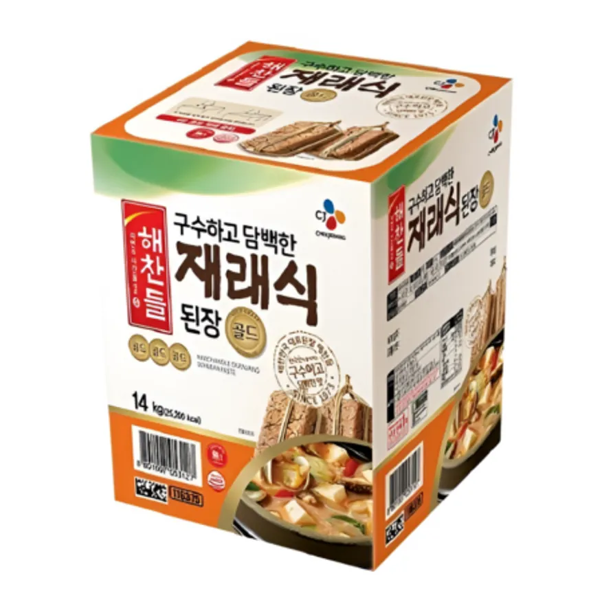 ★입점 특가★ 해찬들 재래식 된장 14kg BOX (원산지 / 상품 상세설명 참조) 이미지