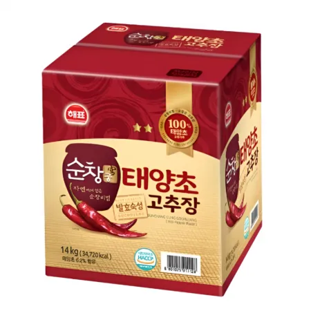 ★입점 특가★ 해표 태양초 고추장 14kg EA (지함 / 원산지 / 상품 상세설명 참조)