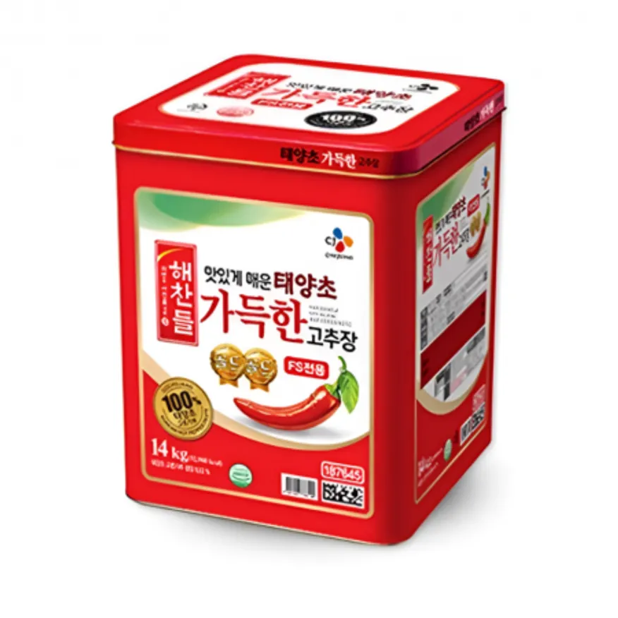 ★입점 특가★ 해찬들 가득한고추장 14kg EA (원산지 / 상품 상세설명 참조) 이미지