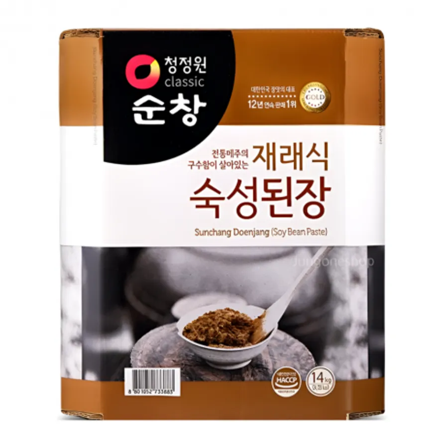 ★입점 특가★ 청정원 순창 재래식숙성된장 14kg BOX (원산지 / 상품 상세설명 참조) 이미지