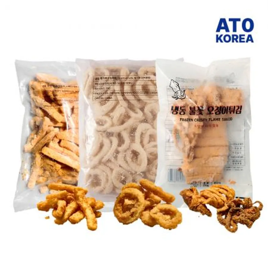 빵가루오징어링 1팩(1kg) 오징어 튀김 이미지
