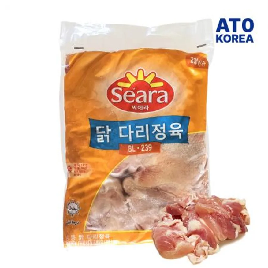 브라질 씨에라 닭정육 2kg 무염지 순살 닭다리살 이미지