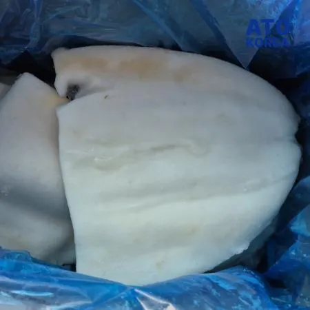 적도오징어 몸살 10~12쪽(무칼집) 3kg 1박스