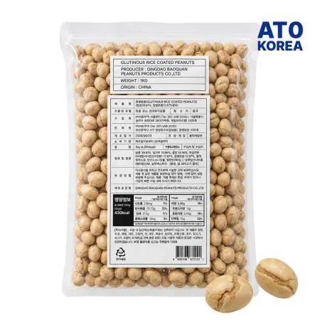 대용량 찹쌀땅콩 1kg 견과류 건강간식