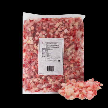 당도높은 무첨가 냉동딸기 다이스 1kg 1팩