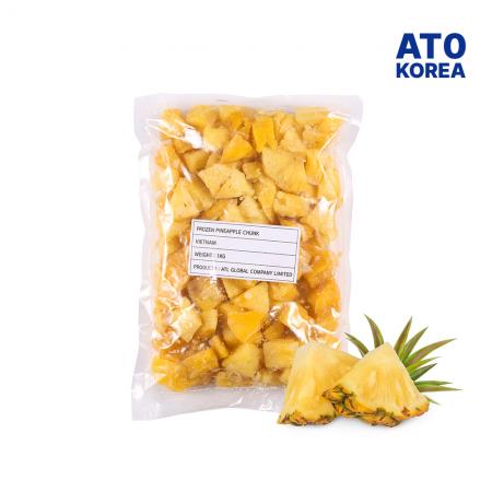 새콤달콤 냉동 파인애플 청크컷 1kg 냉동과일 열대과일 다이스