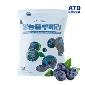 향이 진한 프리미엄등급 냉동 블루베리 1kg 중국산