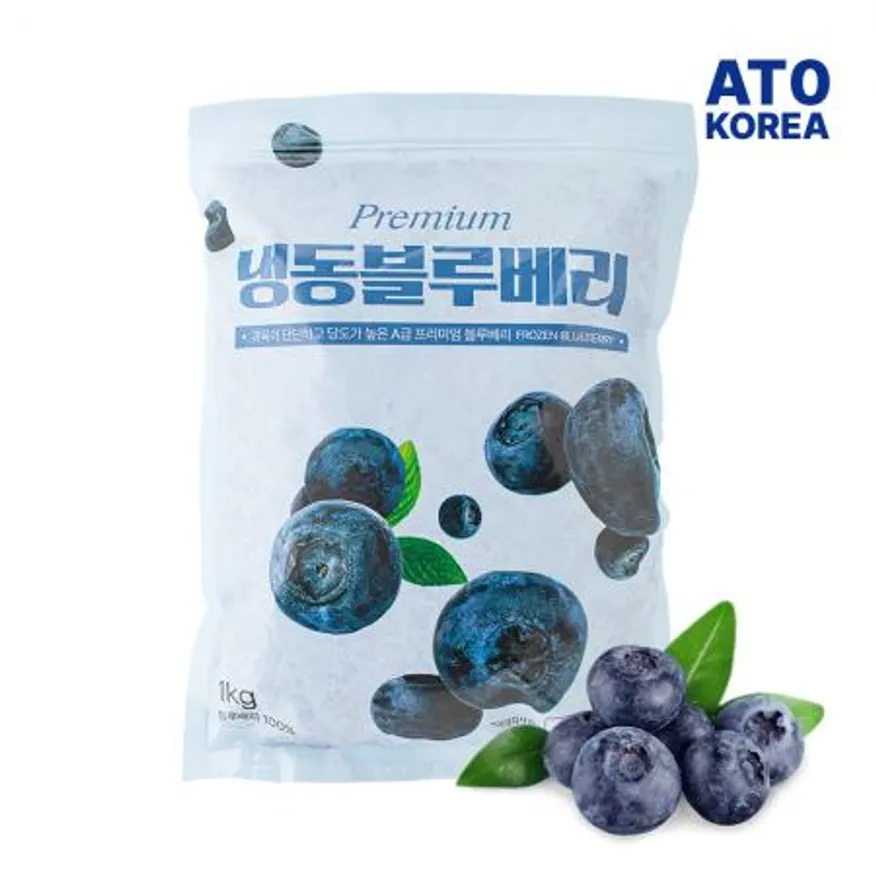 향이 진한 프리미엄등급 냉동 블루베리 1kg 중국산 이미지