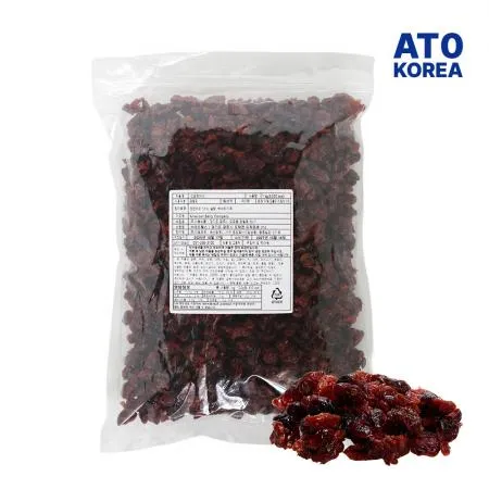 미국산 프리미엄 건크랜베리 1kg 대용량 견과류 건강간식 