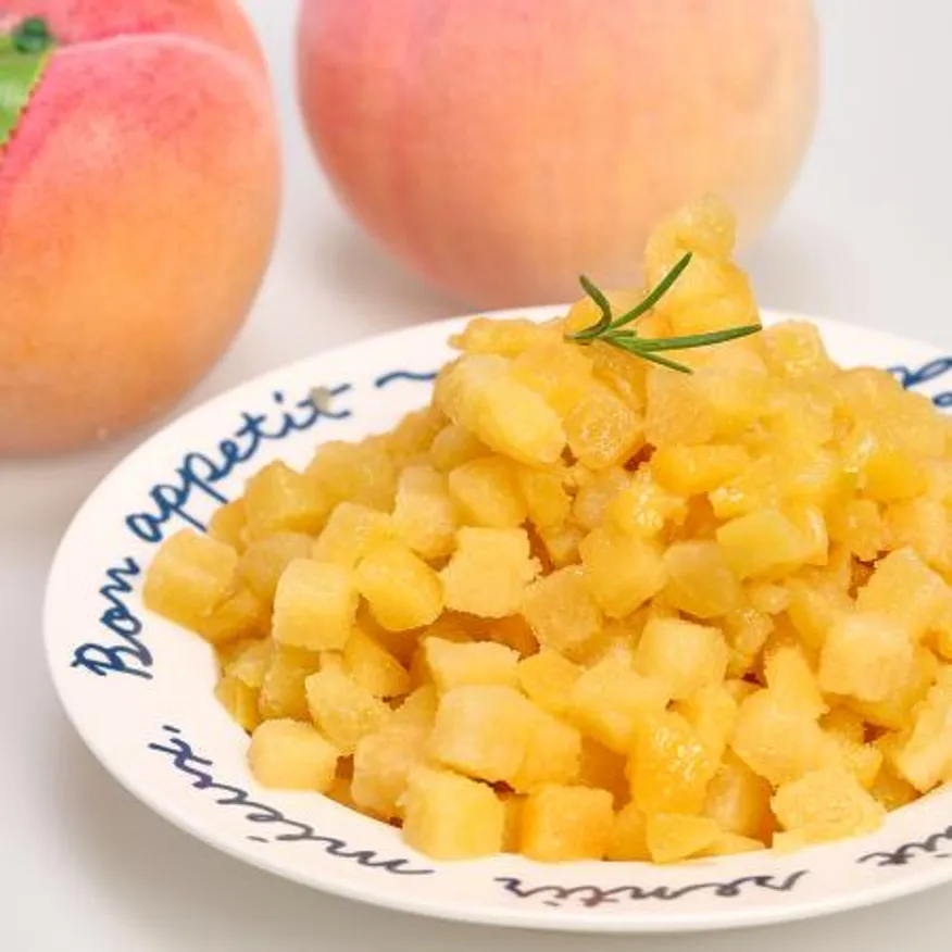 무첨가 100% 냉동 복숭아(다이스) 1kg 황도 이미지