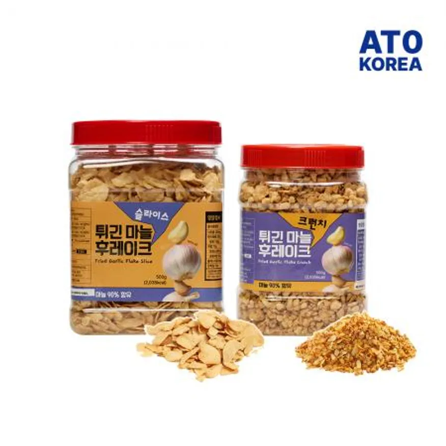 튀긴 마늘 후레이크 500g 슬라이스 이미지