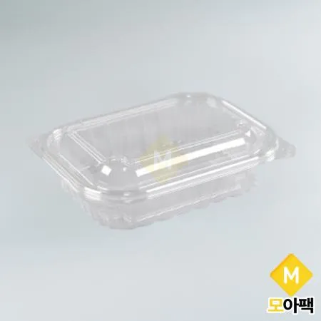 BU-006 PET 투명 BU 반찬용기 600개세트 (몸통+뚜껑)
