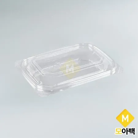 BU-001 PET 투명 BU 반찬용기 1000개세트 (몸통+뚜껑)