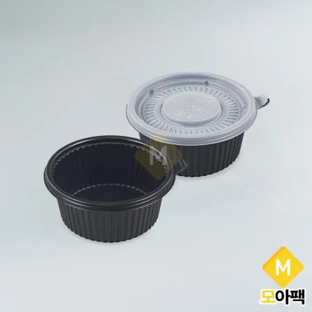 105파이 소 흑색 BU 국물용기 밥공기 1000개세트(합포장)