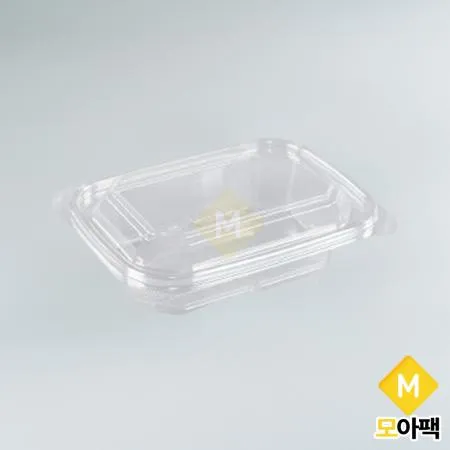 BU-002 PET 투명 BU 반찬용기 1000개세트 (몸통+뚜껑)