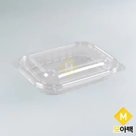 BU-005 PET 투명 BU 반찬용기 600개세트 (몸통+뚜껑)