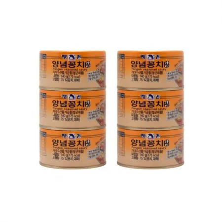 펭귄 양념꽁치 140g 6캔