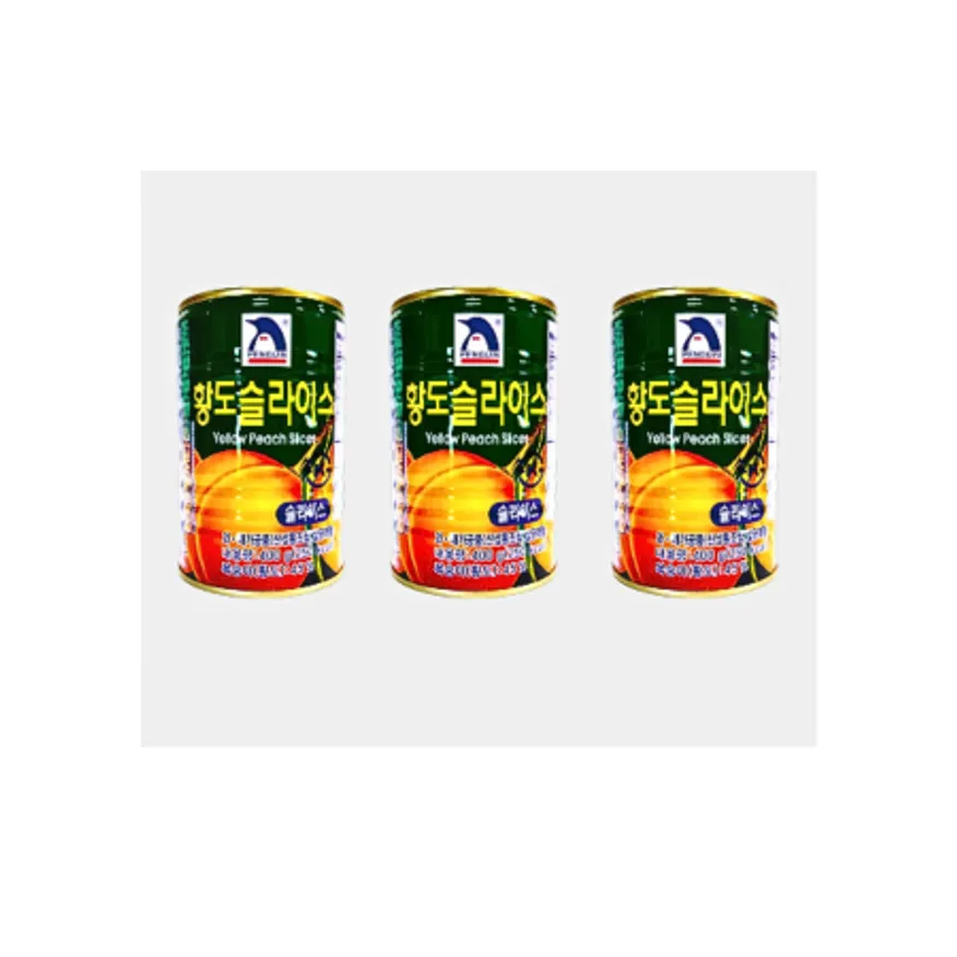 펭귄 황도 슬라이스 400g x 24캔 이미지