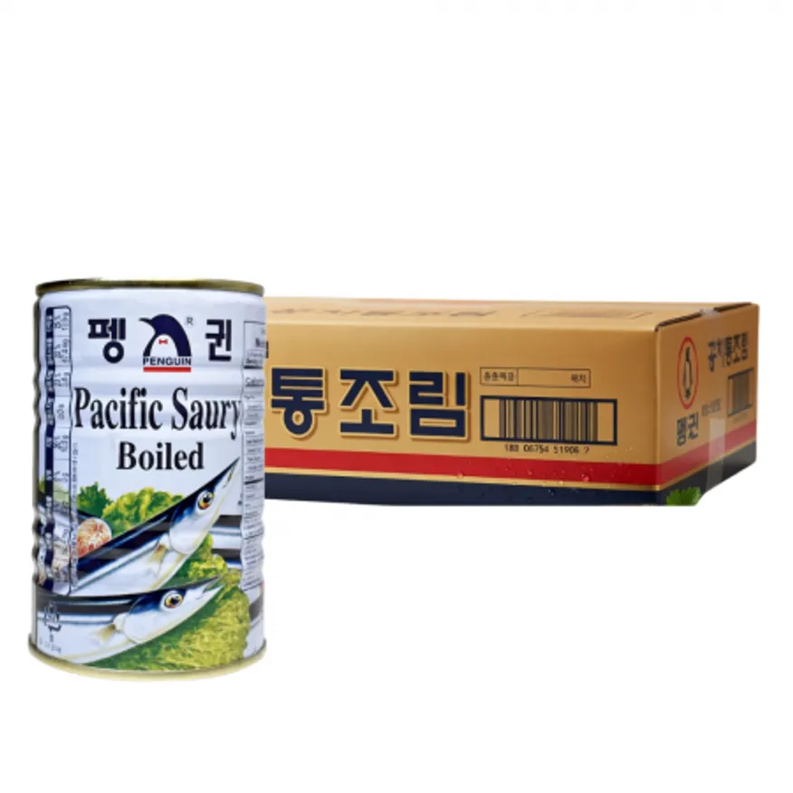 펭귄 꽁치 400g 24캔 이미지