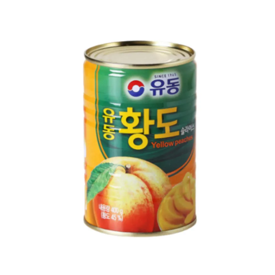 유동 황도 슬라이스 400g 24캔 이미지
