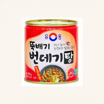 유동 뚝배기 번데기탕(얼큰한 맛) 280g 24개