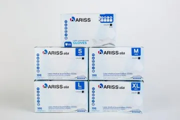 라텍스장갑(검정/M)