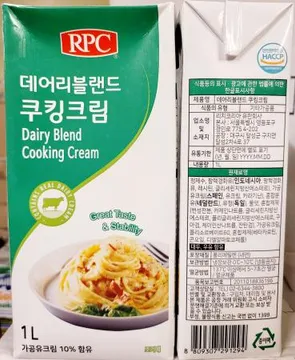 데어리쿠킹크림1리터국내산1개