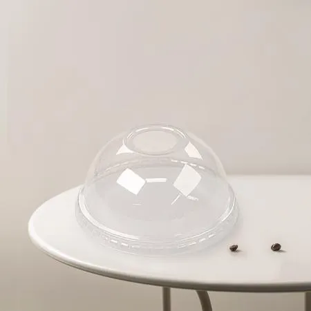 [CN] 아이스컵 투명컵 14온스/온즈/oz 92파이 1000개세트(컵+돔형뚜껑) 이미지