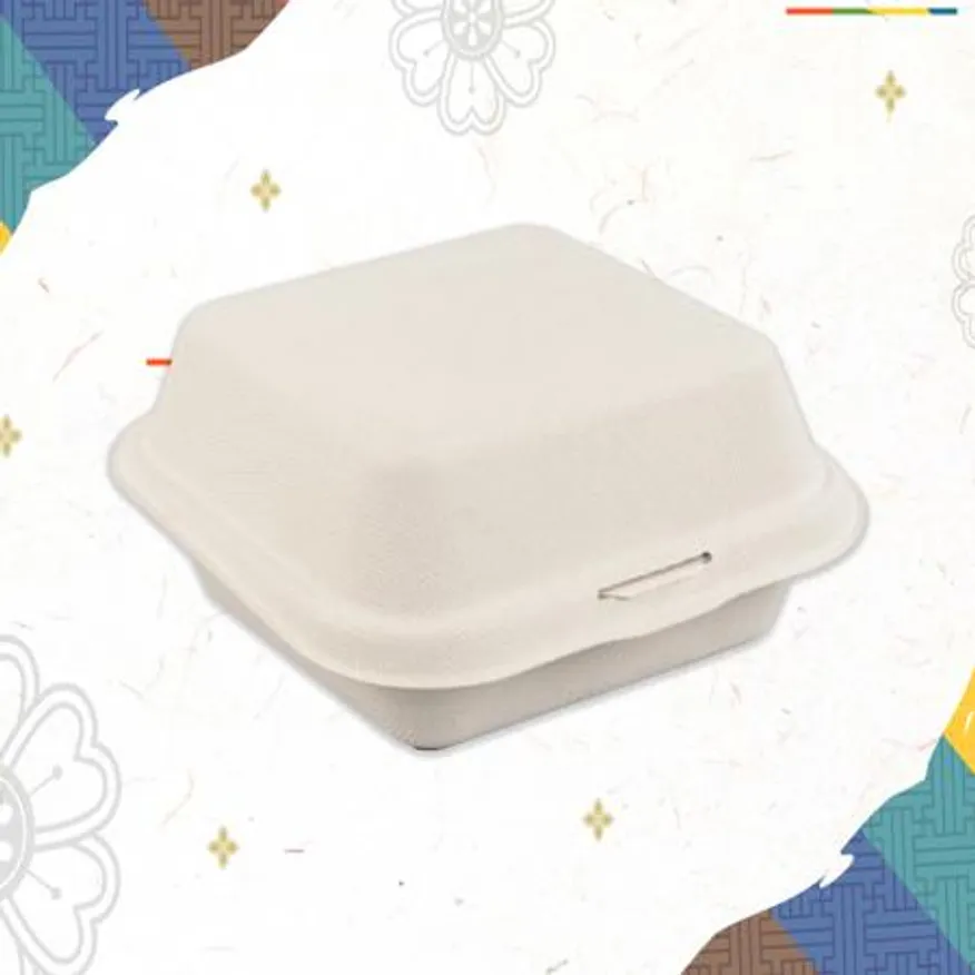 CN(CS) B-003 (크라프트) 사탕수수 펄프용기 500개 이미지