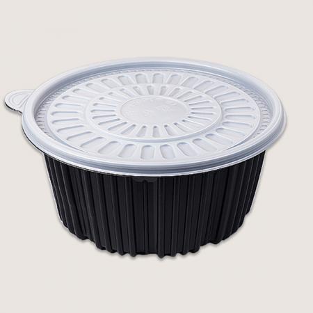 [FP]220파이 탕용기 중(흑색)200개세트